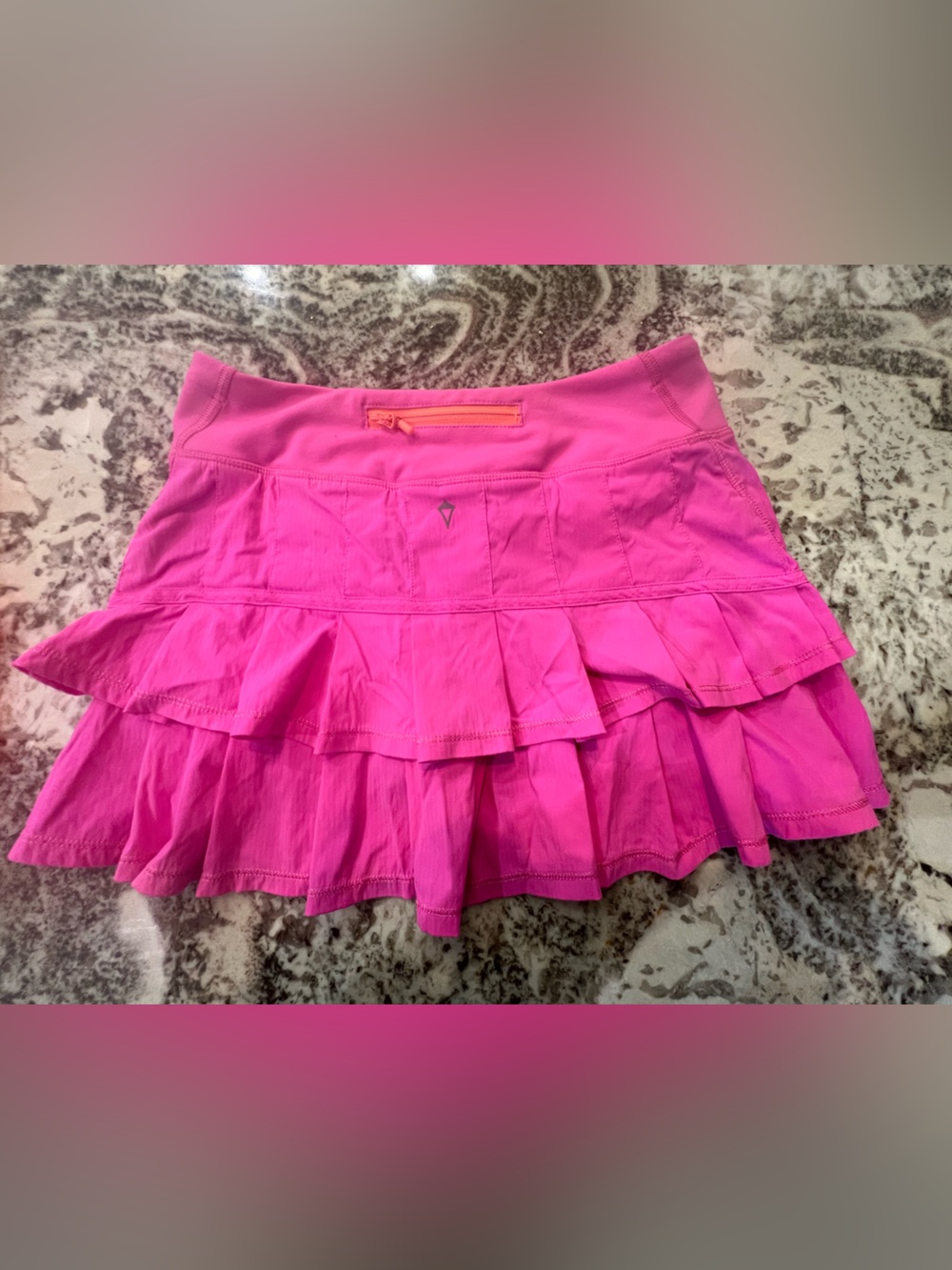 Ivivva Hot Pink Tiered Skater Skirt